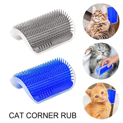 $9.44 • Buy AU Cat Massage Brush Comb Wall Corner Self Groomer Grooming Kitten Supplies