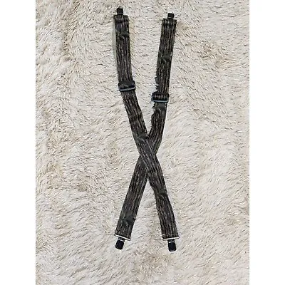Vintage Suspenders Camouflage Hunting One Size Realtree Clip Elastic Made In Usa • $26.07