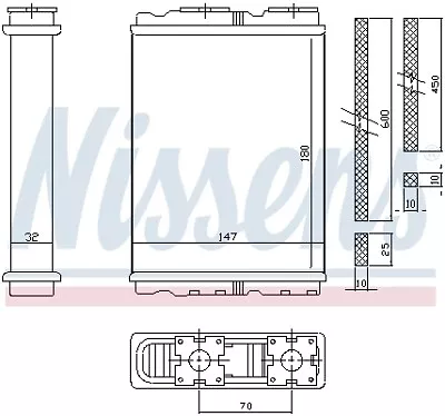 Heat Exchanger Interior Heating For PROTON NISSAN MITSUBISHI FORD KMB939999 • $76.41