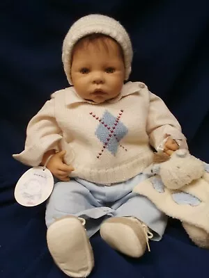 Zapf Doll Vinyl BABY PAUL Artist Bettine Klemm 19  New • $140