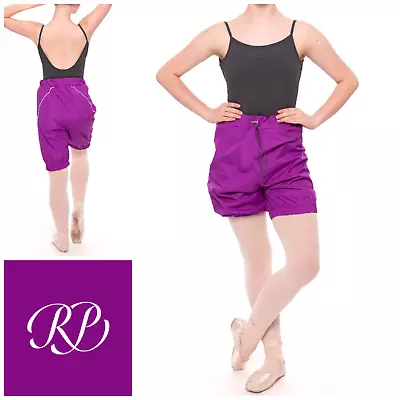 Russian Pointe Ballet Short Size S Prelude Warmup Drawstring Waist - Purple • £20