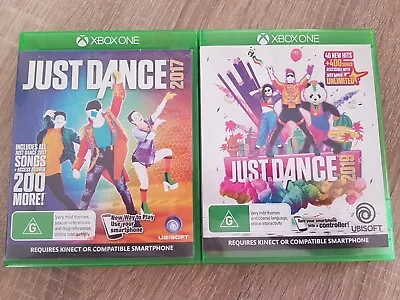 Just Dance 2017 &  2019-Xbox One G PAL Gc Requires KINECT OR SMARTPHONE • $35