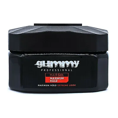 GUMMY GEL 220ml Hair Professional Styling Fonex MAXIMUM HOLD Red Barber • £5.99