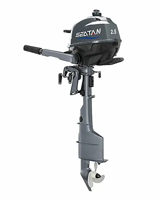 $716 • Buy 2.5HP Short Shaft Seatan 4Stroke Outboard Motor FREE OUTBOARD TROLLEY & DELIVERY