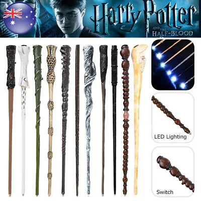 Harry Potter Magic Wand Hermione Dumbledore Voldemort Sirius Wizard Collection • $18.99