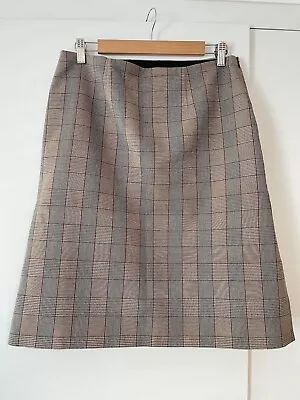 $40 • Buy Scanlan Theodore Plaid Pencil Skirt Size 12