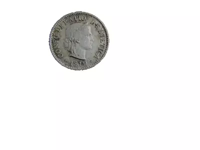 1919 B  Switzerland 5 Rappen Coin -  Copper- Nickel • $1.50
