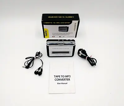 Cassette To MP3 Converter Portable Tape Player USB To PC Digital Audio Capture • $14