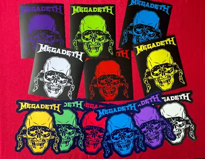 Megadeth Vic Glossy Vinyl Sticker Layered Decal Heavy Metal Band Metallica • $4