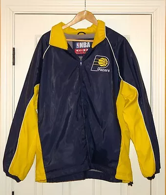 NBA Indiana Pacers Men's Size Large  Carl Banks G3 GIII Jacket Pre-Owned • $8