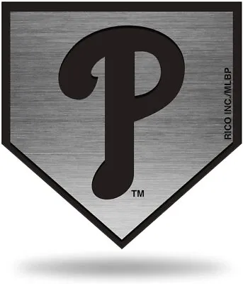 Philadelphia Phillies Auto Emblem Decal Premium Solid Metal Antique Nickel... • $16.79