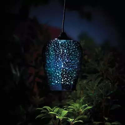 Garden Hanging Solar Light Automatically Switching On At Dusk & Off At Dawn • £17