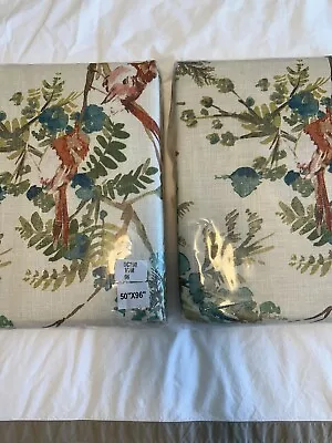 Ballard Designs Vivien Drapery Panel 50  X 96  Set Of Two Panels NEW • $289.99