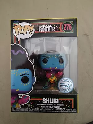 Funko Pop Black Panther SHURI Blacklight Special Edition #276 Exclusive  • £5.50