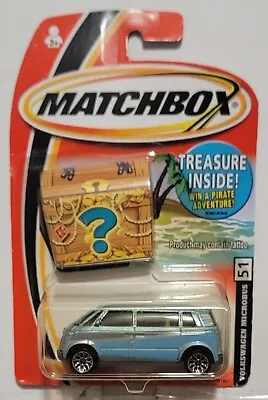 Volkswagen Microbus VW 2005 Matchbox Treasure Chest #51 1/64 Diecast Car MOC • $7.99