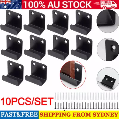 10 Pcs Ceramic Tiles Wall Brackets Stainless Steel Hooks Wall Mount AU • $17.89