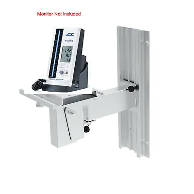 COMPACT WALL MOUNT FOR ADC E-sphyg MONITOR CHOICE OF BASKET CHANNEL LENGTH • $99