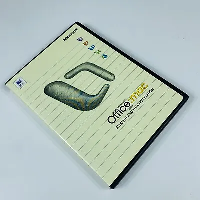 Microsoft Office 2004 For Mac - Student And Teacher Edition W/ 3 Product Keys • $5.39