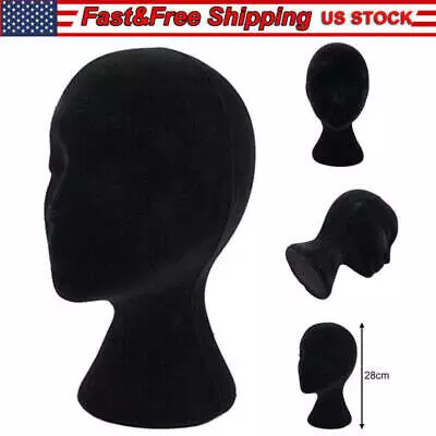 Female-Bald Mannequin Head Model For Wig Making Hat Display Stand Holder US • $10.79