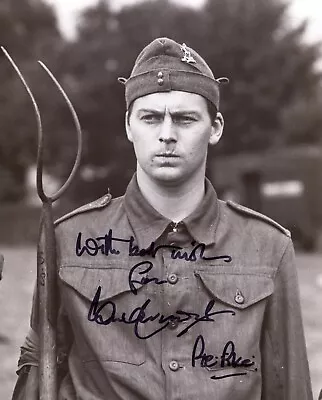 Actor Ian Lavender Signed Dads Army Private Pike Photo - UACC DEALER • £25