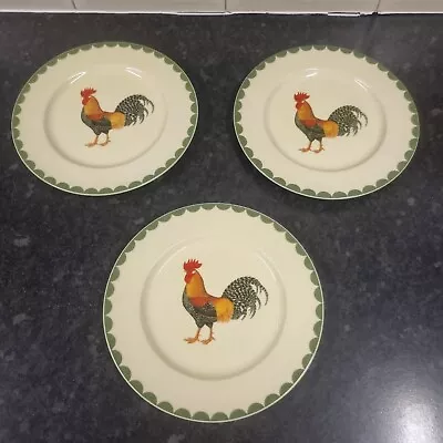 Fairmont & Main Cockerel - SET Of 3 SALAD PLATES   • £19.99