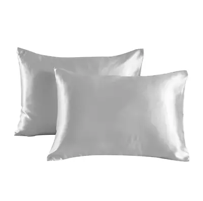 Blowout Sale 100% Mulberry Silk Pillowcase 19 Momme -Silk On Both Sides (Single) • $8.59