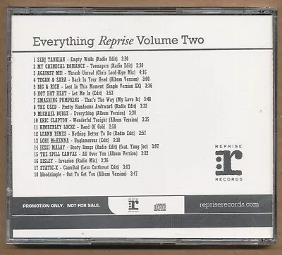 Everything Reprise Vol 2 [ Serj Tankian My Chemical Romance Used] RARE Edits CD • $20