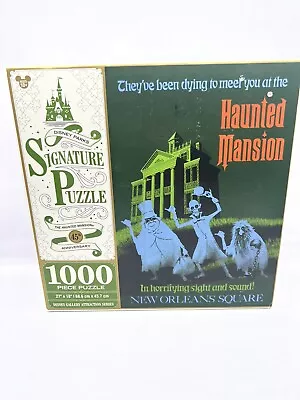 Disney Parks Haunted Mansion New Orleans Square Signature 1000 Piece Jigsaw • $15