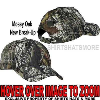 Men's Mossy Oak New Break-Up Camo Hat Baseball Cap Hunting Adjustable NEW • $6.85
