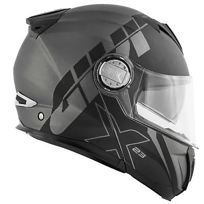 Helmet GIVI X23 Eclipse Titanium Opaque Black Mat Titanium Black • $354.16