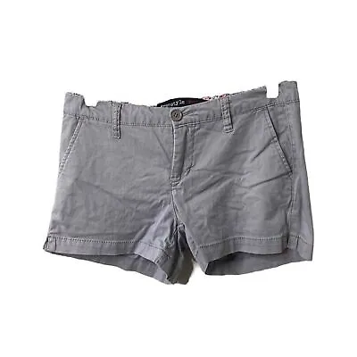 Freestyle Revolution Junior’s Shorts Grey Low Rise Pockets Size 5 • $20.47