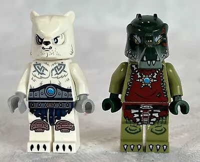 Two Lego Legend Of Chima Minifigures - Ice Bear Warrior & Cragger • $15