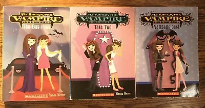 LOT OF 3 MY SISTER THE VAMPIRE Kid's Paperbacks BAT PACK TAKE TWO VAMPALICIOUS • $3