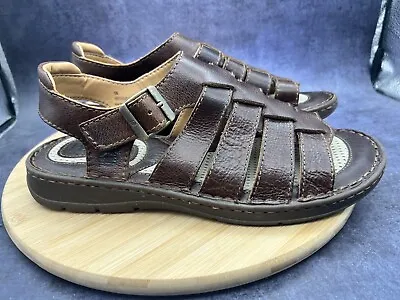 BORN Wichita Sandals Mens Size 10 M H60516 Open Toe Adjustable Strap • $15.60