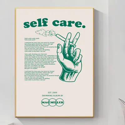 Mac Miller Poster Swimming Album Self Care Song Lyrics Poster • $18.99