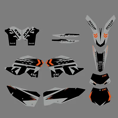 Graphics Kit Decals Stickers For KTM 200 250 300 350 450 500 530 EXC 2008-2011 • $54.99