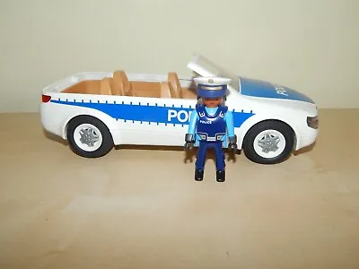 Playmobil Police Car With Figure • £5