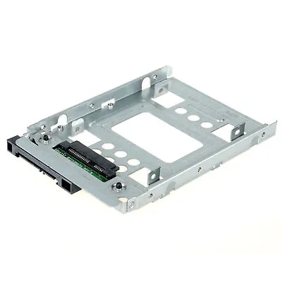 £10.99 • Buy 2.5'' SSD To 3.5'' SATA HDD Hard Disk Drive Adapter Caddy Tray Cage Plus Screws