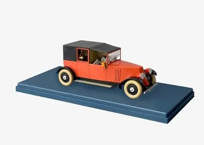 HERGE TINTIN THE RED TAXI #25 RENAULT Car Figure 1/24 Authentic Goods • $179.99