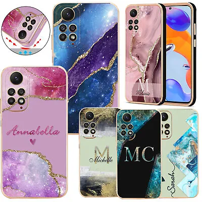 Personalized Plated Case For Xiaomi 12 Lite Redmi Note 11 Poco X4 GT Phone Cover • £6.59