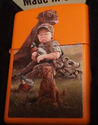 Zippo Hunting Dog & Duck Boy R.J. McDonald   Serious Biz   Sealed Org Box 2013 • $79.99