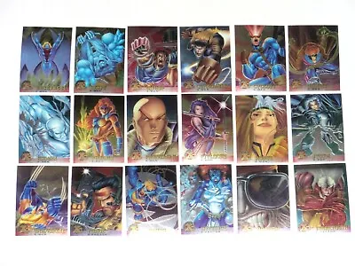 1995 Fleer Ultra X-men Chromium 100 Card Set Marvel Haunted Mansion Deadpool • $129.99