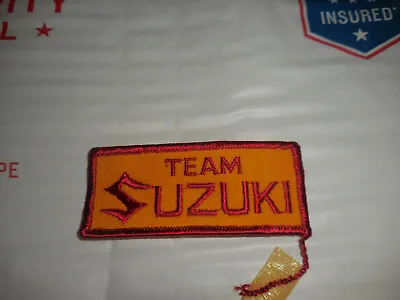 $9.99 • Buy Vintage Patch Embroidered Team Suzuki