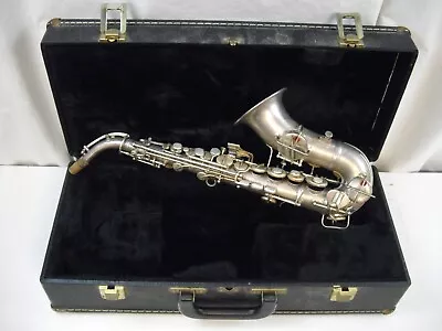 1922 C. G. CONN  NEW WONDER  PRO CURVED SILVER Bb SOPRANO SAXOPHONE R.T.H. RARE • $3499.99