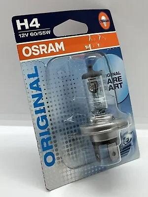OSRAM H4 (472) Original Standard Bilux Headlight Bulb 12V 60/55W (x1) 64193-01B • $9.46
