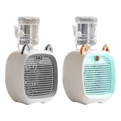 Portable AC Fan Adjustable Rechargeable Air Conditioner Misting Fan • $26.64