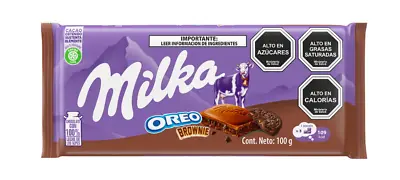 Milka Oreo Brownie Milk Chocolate 10 Or 15 X 100g Bars Best Before 30/03/2024 • £11.99