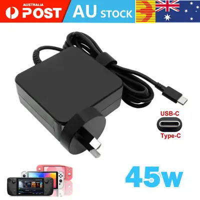 45W AC Adapter For Steam Deck Switch Charger Support PD Type-C Power Fast Charge • $21.98