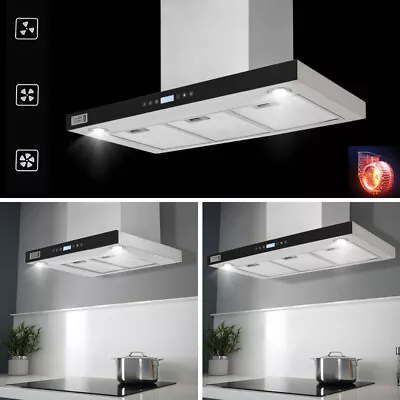 60cm/90cm T Shaped Cooker Hood Touch Control With LED Energy Saving Hot Cleaning • £155.95