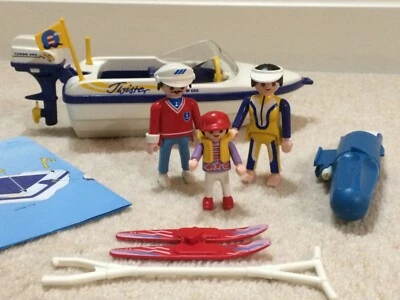 £17 • Buy Playmobil Twister Speed Boat With Water-Skier 3009 - Complete With Instructions 